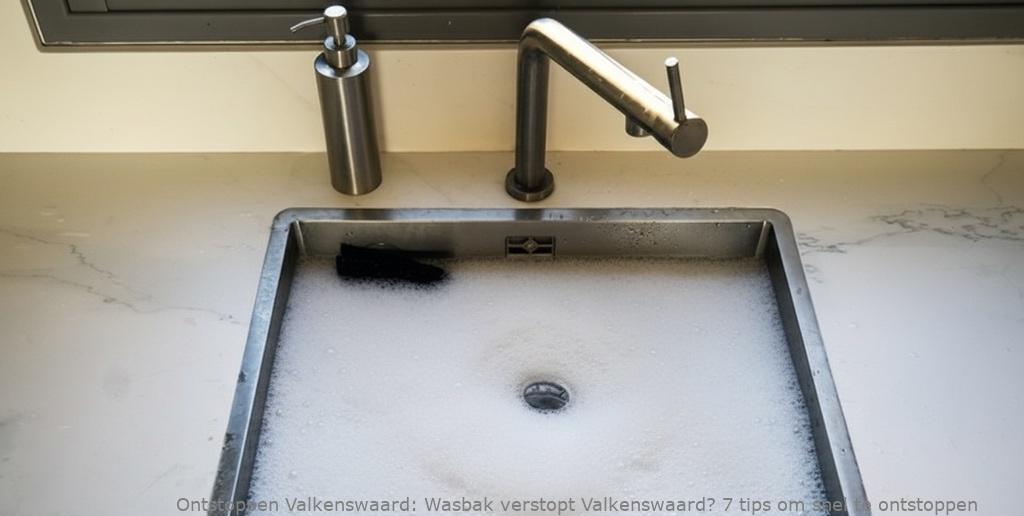 Wasbak verstopt Valkenswaard? 7 tips om snel te ontstoppen